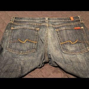 Women’s Seven for all Mankind jeans.